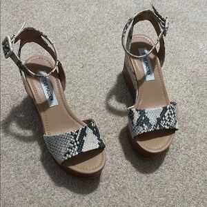 Steve Madden Snakeskin Sandals